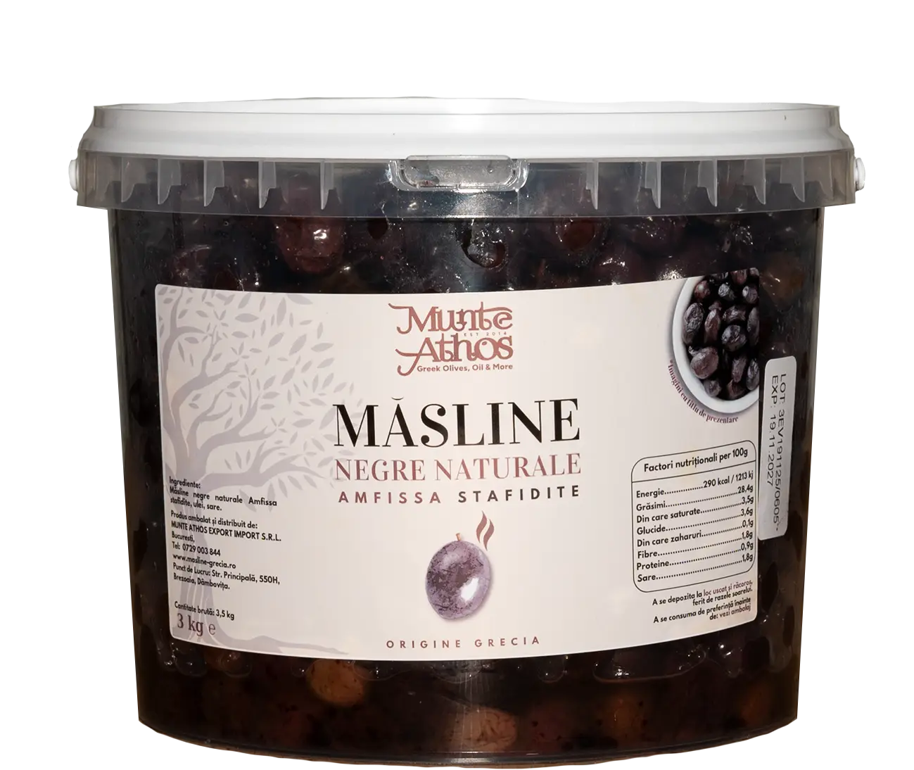 Măsline Amfissa stafidite în ulei