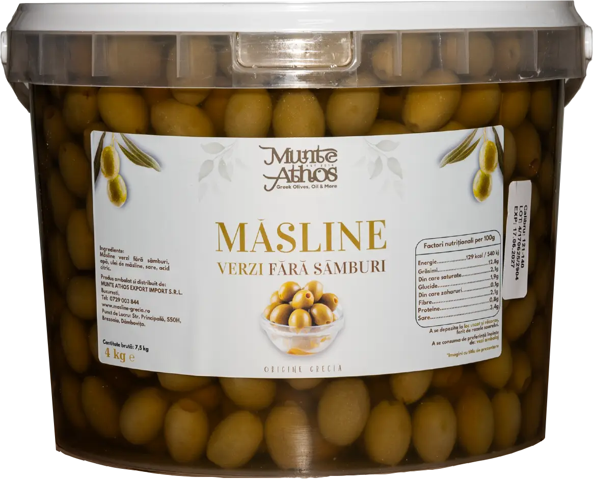 Măsline verzi fără sâmburi